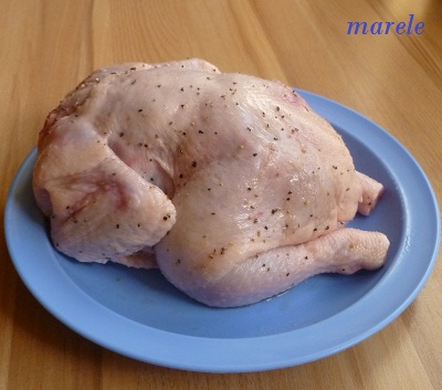 Пулярка, запечённая с сыром и шампиньонами 2.JPG